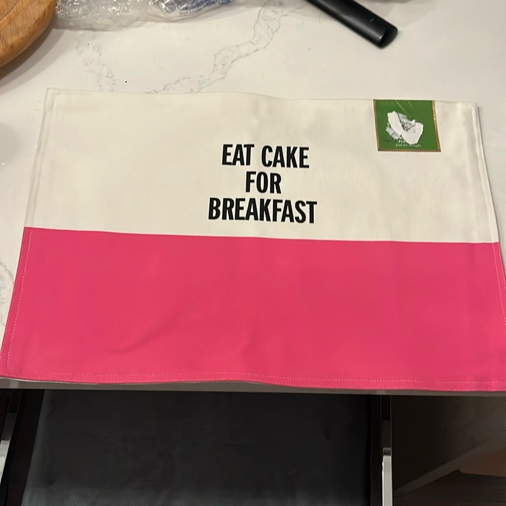 Eat Cake for Breakfast placemat
